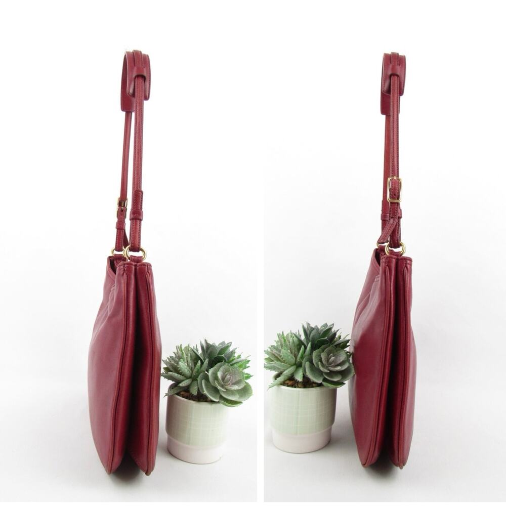 Authentic Coach Y2K Vintage Red Smooth Leather Bag - Picture 3 of 9